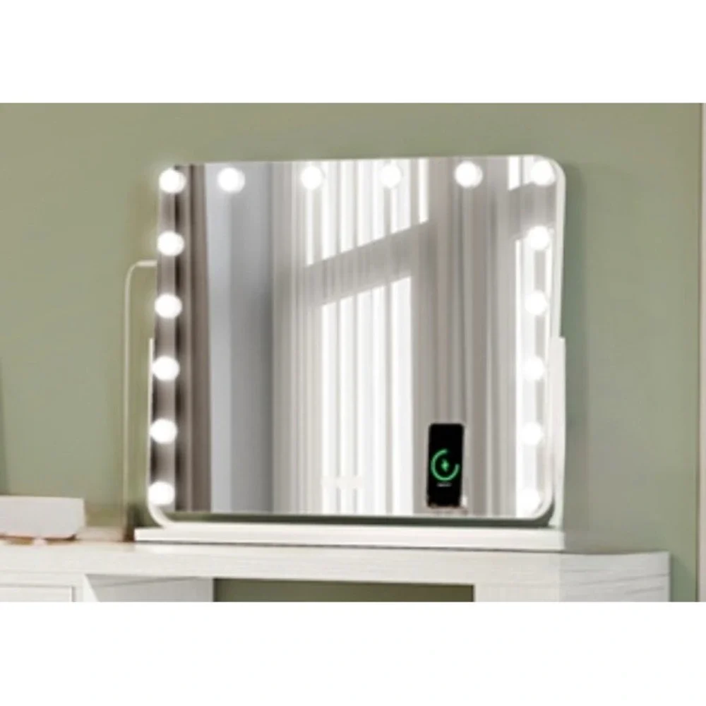 Hollywood Style Vanity Mirror w/ Lights, Touch Control, USB-C, & USB Ports